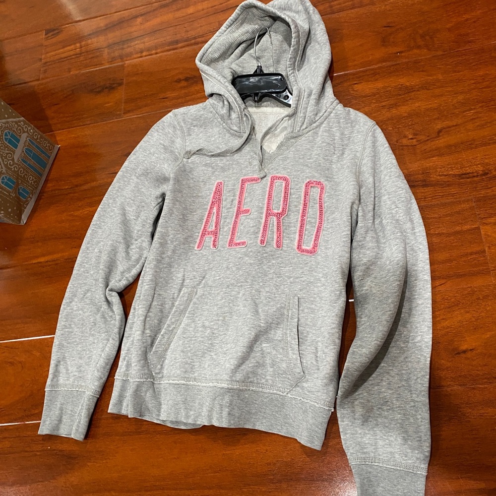 Aeropostale Logo Comfy Grey Sweatshirt